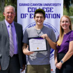 Jackson Blizzard receives GCU's Rise 360 scholarship. (Grand Canyon University)