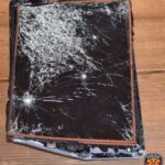 Chandler Police Department shattered tablet