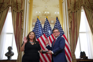 Adelita Grijalva sworn into Congress after Mike Johnson made her wait record-breaking 50 days