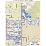 Maps showing the decline of Scottsdale Unified's population and birth rates. (Scottsdale Unified School District)