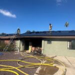 family dog died after a fire broke out in a house fire in north Phoenix on Monday