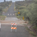 An Arizona driver is missing after his car was swept away in a flash flood. (YCSO photo)