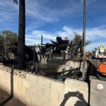 A 10-year-old girl has been hospitalized after a fire at a mobile home in west Phoenix on Thursday.