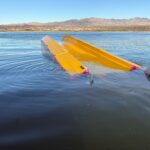 3 people were hospitalized after a boat crashed on Lake Havasu on Friday. (Photo: Mohave County Sheriff's Office)