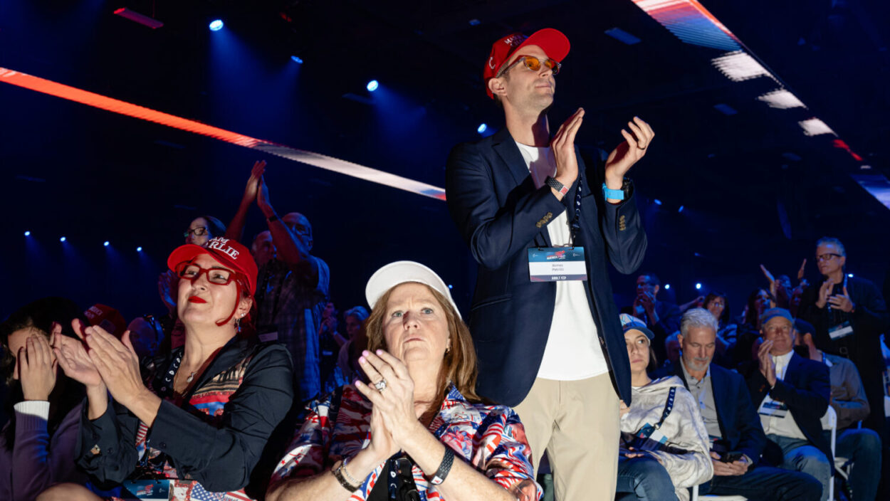 Erika Kirk, Turning Point USA leader, endorsed Vice President JD Vance as the 2028 Republican nomin...