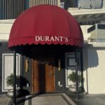 Exterior of Durant’s a recently revived classic steakhouse experience with elevated flair.