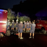 A hiker who was stuck overnight on Camelback Mountain in Phoenix was rescued after the sun came up.