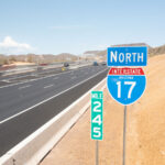 A project to improve 23 miles of Interstate 17 north of Phoenix is complete. (ADOT photo)