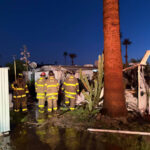 One person was found dead after a Mesa mobile home fire on Thursday. (Rural Metro Fire photo)