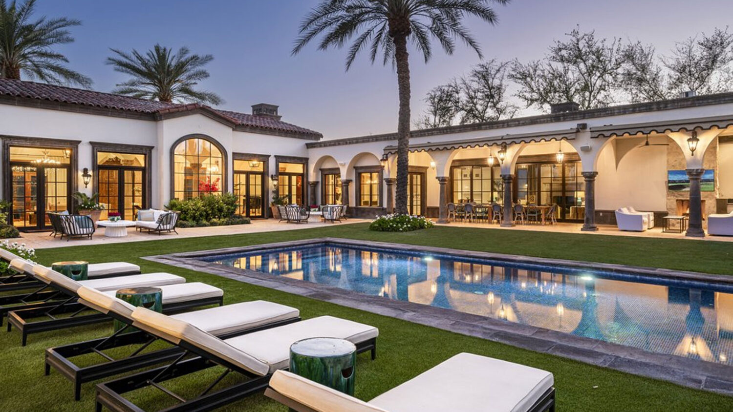 This 10,539-square-foot estate sold for a record price within the Judson guard-gated community in P...
