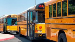 2 students, 1 adult hospitalized after school buses crash in Peoria