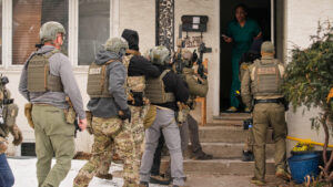 Ruben Gallego says he won't support ICE funding after agency asserts power to forcibly enter homes