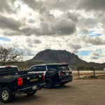 Emergency personnel respond to a helicopter crash in Arizona. (Pinal County Sheriff’s Office via AP)