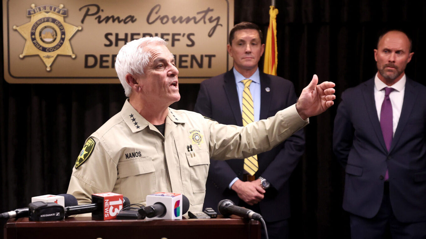 Press conference for Border Patrol shooting...