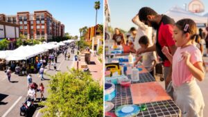 Tempe street closures for 2nd Sundays on Mill event