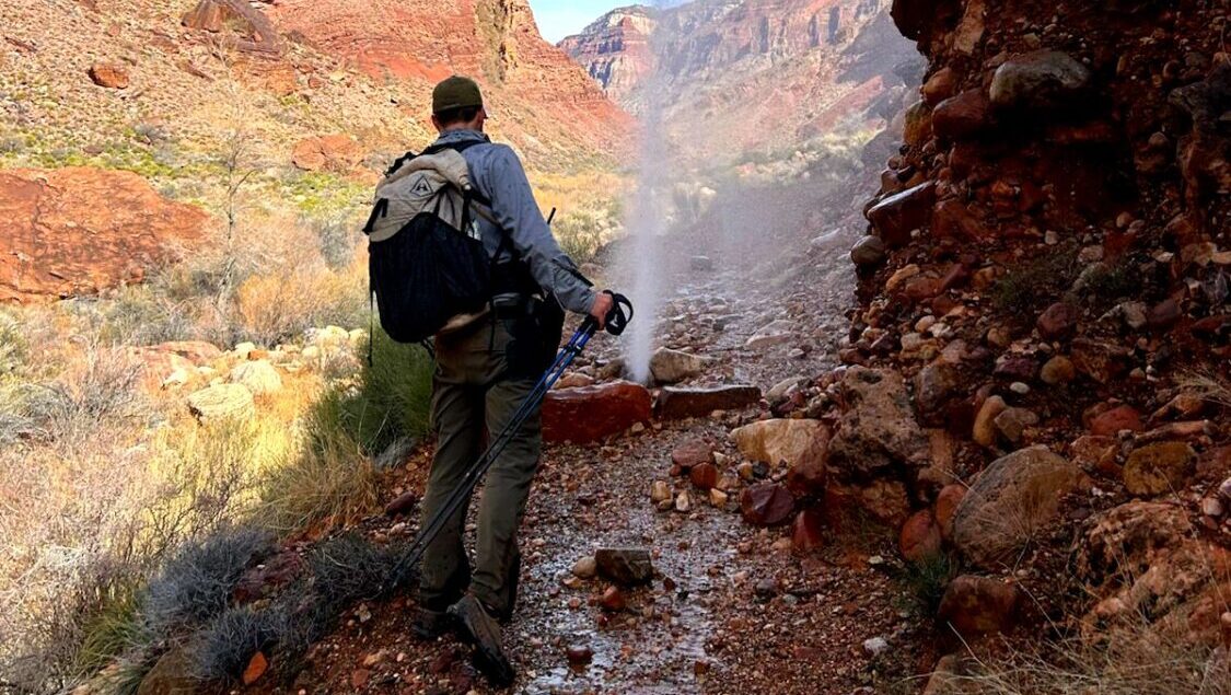 grand canyon fix pipe breaks phantom ranch...