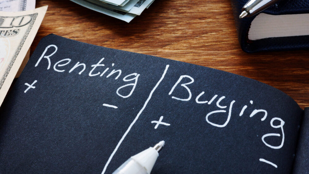 The pros and cons of renting vs. buying....