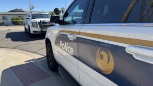 Pedestrian hospitalized with life-threatening injuries after vehicle collision in west Phoenix