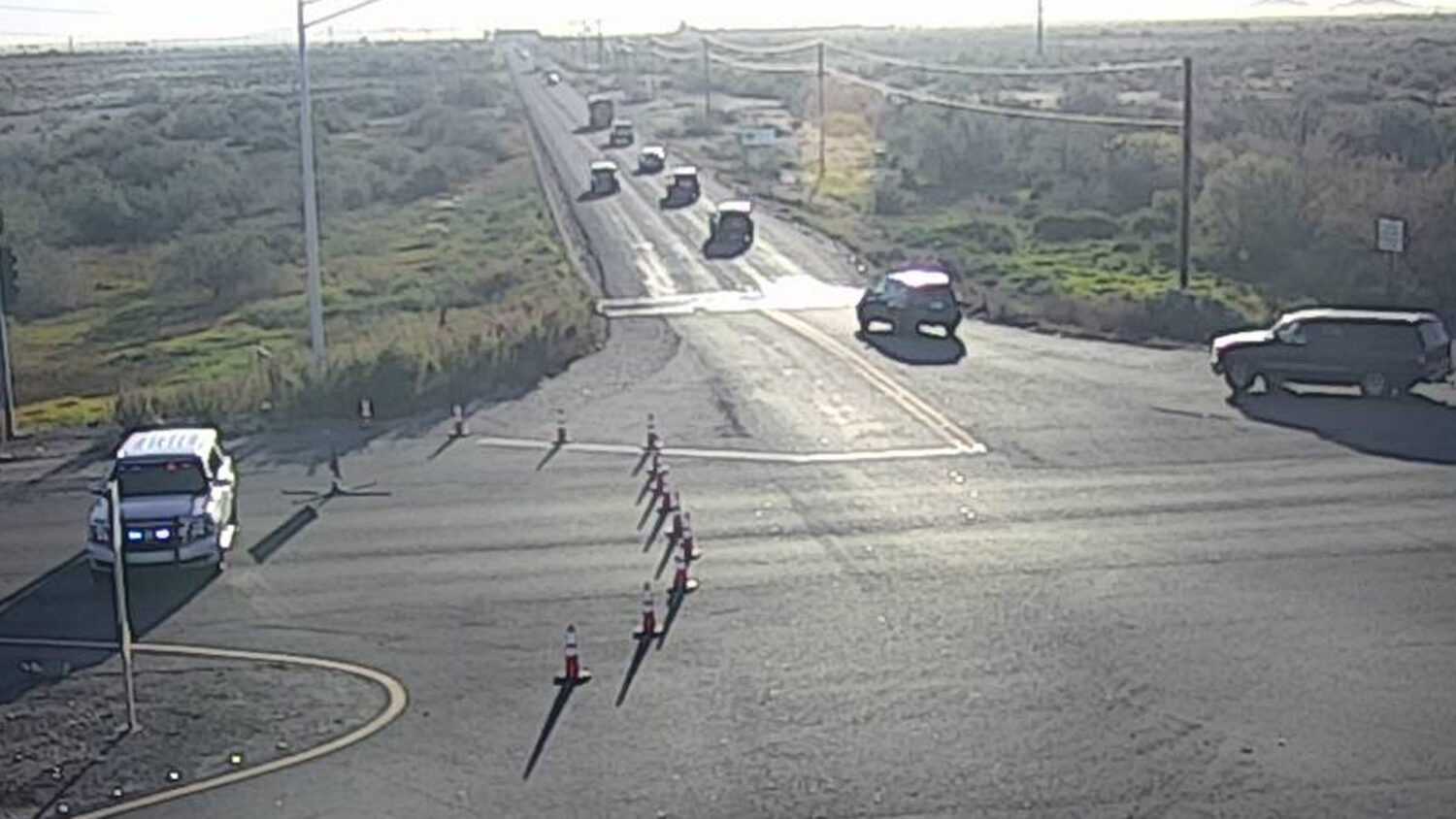 A serious crash blocked northbound SR 347 on Thursday morning. (ADOT photo)...
