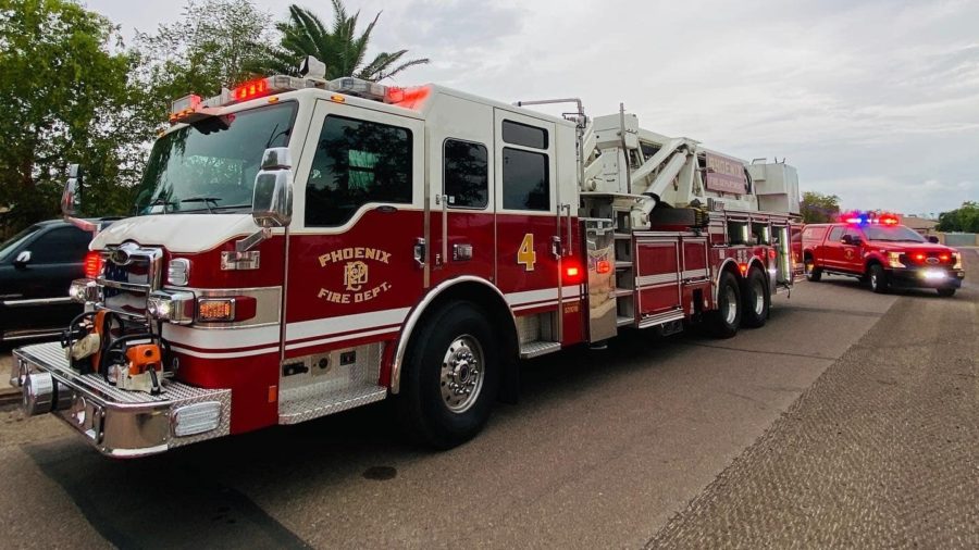 Six people, including four children, were hospitalized after a multi-vehicle crash in Phoenix on Sa...