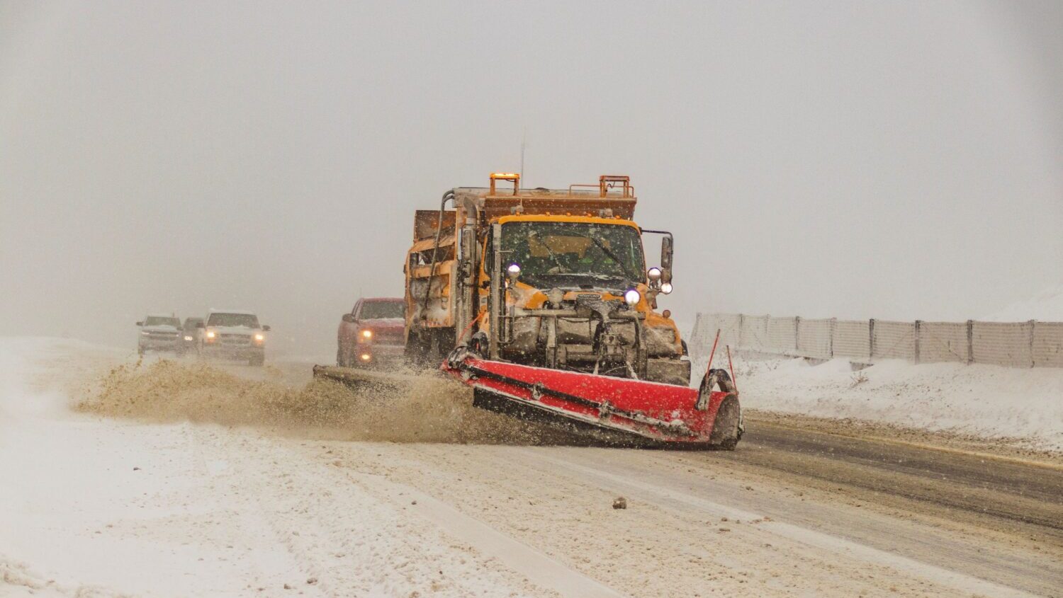 As a winter storm blanketed northern Arizona with snow Wednesday, the Arizona Department of Transpo...