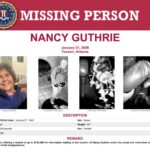 FBI reward poster for the Nancy Guthrie case.
