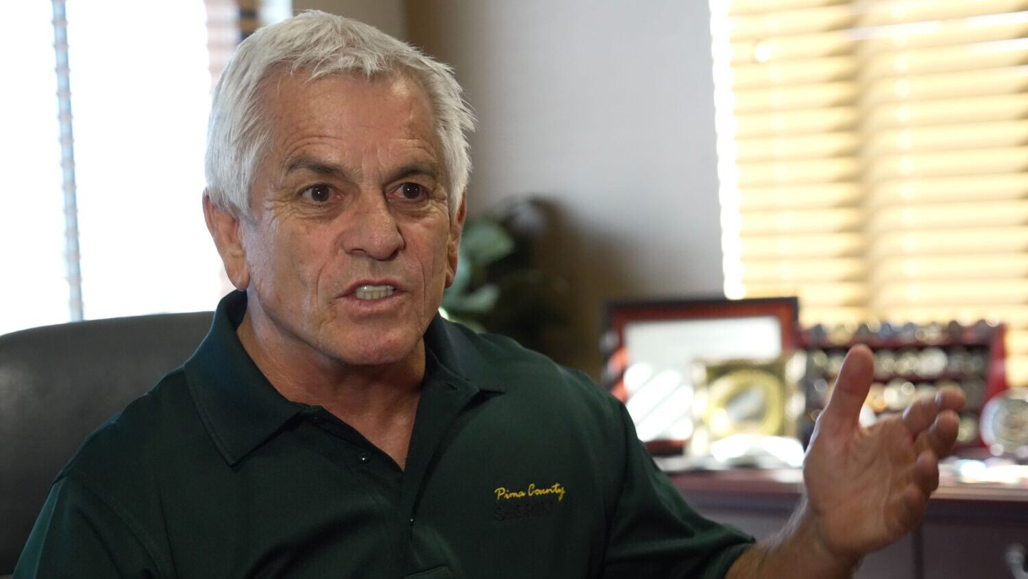 Pima County Sheriff Chris Nanos admits he isn't used to the amount of scrutiny that has come with ...