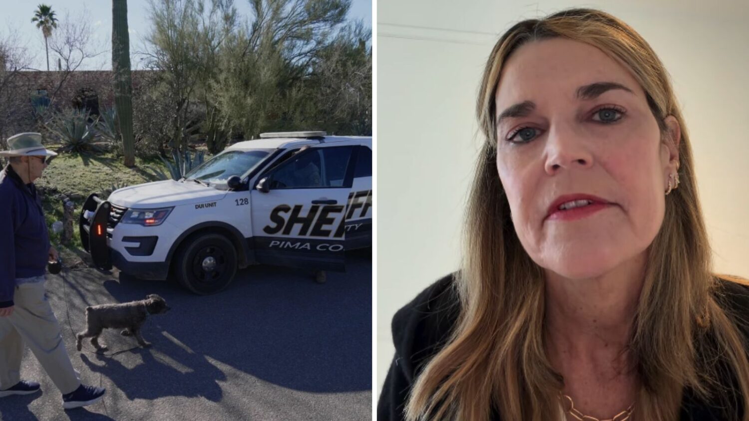 (Photos: Associated Press, left, Savannah Guthrie screenshot/via Instagram, right)...