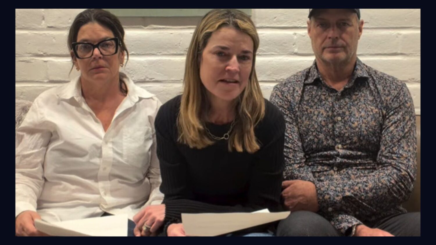 Savannah Guthrie and her two siblings posted an emotional video, pleading for their missing mother,...