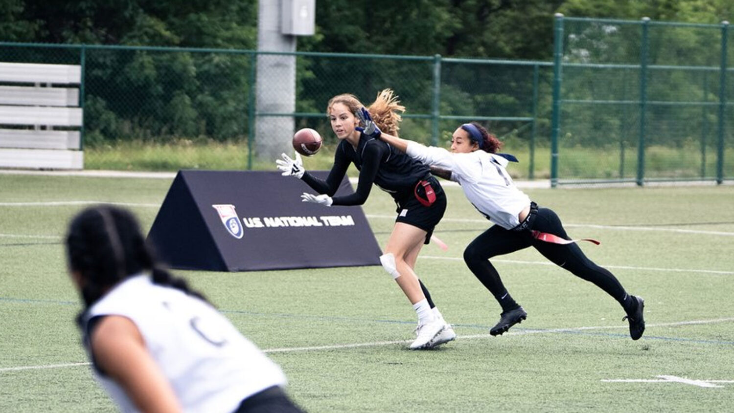Flag football players practice at UNC Charlotte in this file photo. UNC is one of the teams partici...