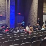 Peoria Unified School District parents and community members speak to the governing board about potential school closures. (Shira Tanzer/KTAR News)