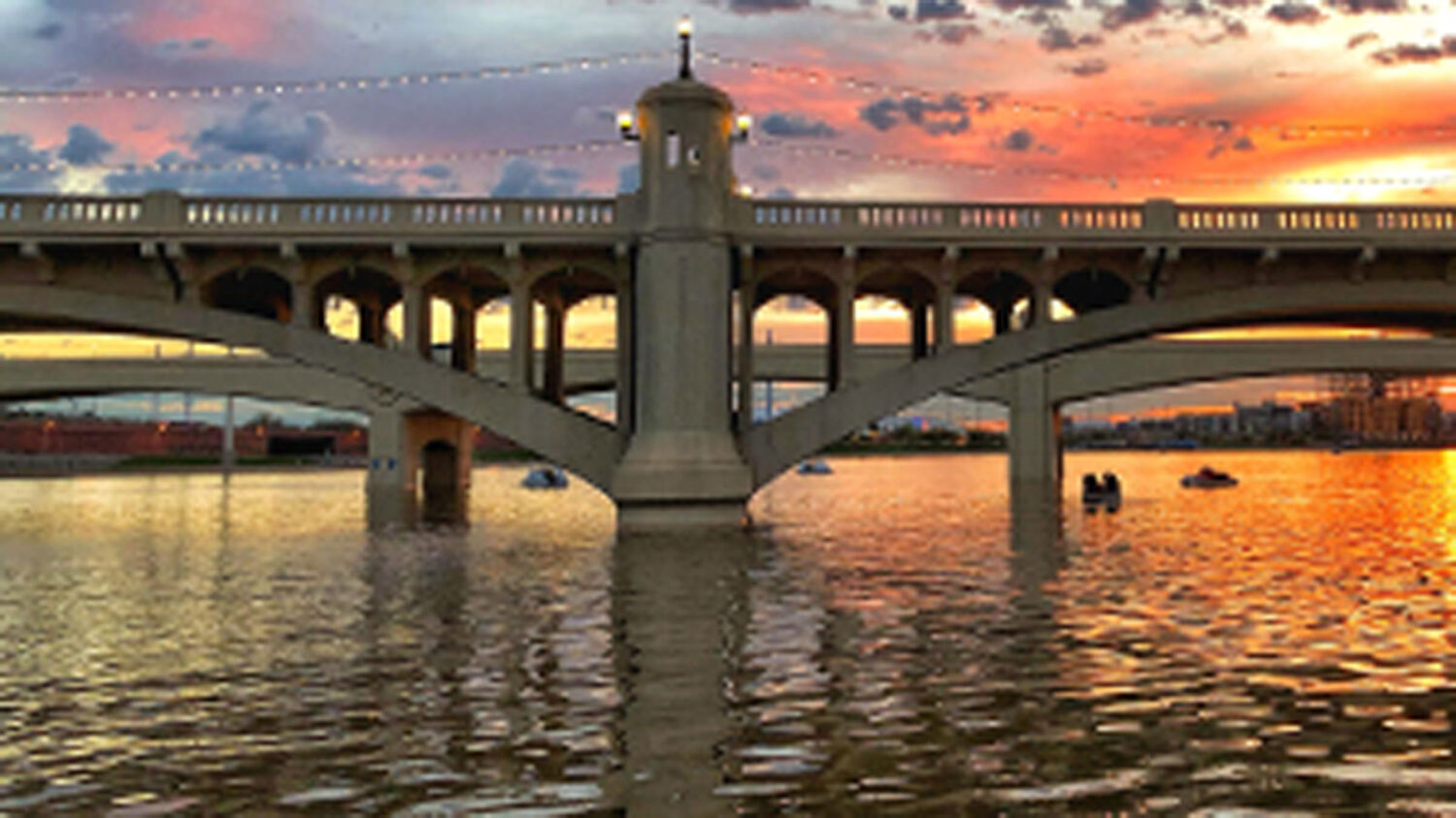A person reportedly entered the water at Tempe Town Lake on Sunday night and never resurfaced. (Cit...