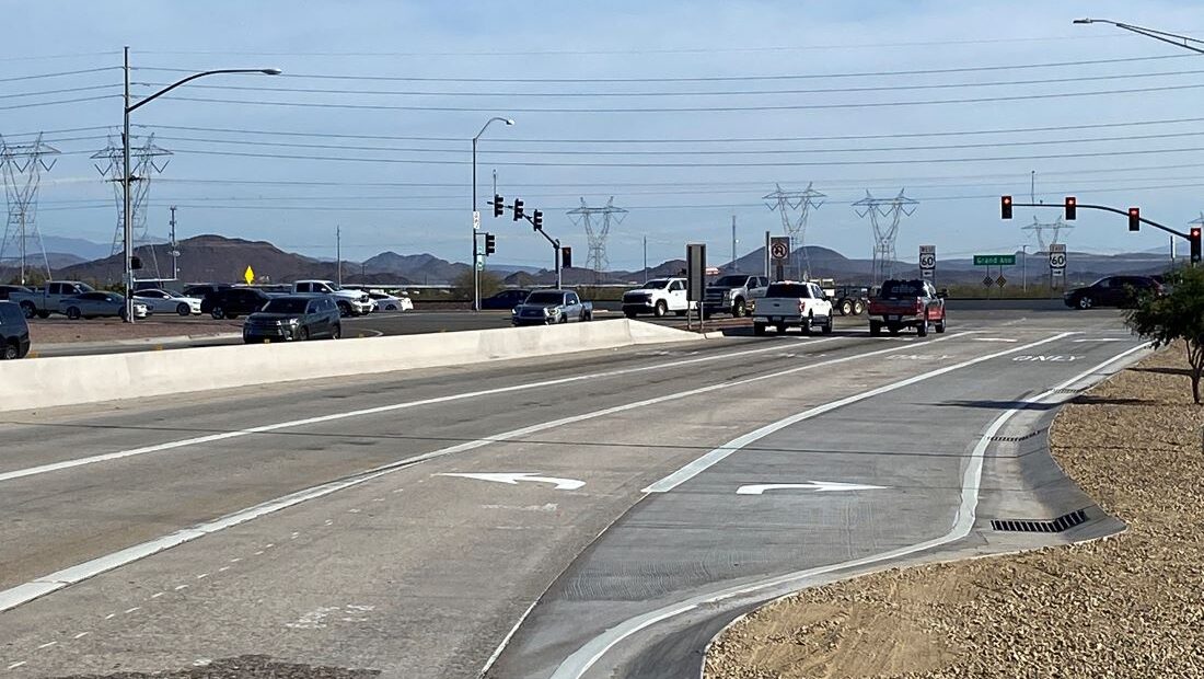 loop 303/us 60 interchange surprise work completed...