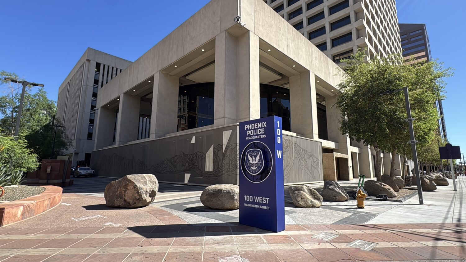 Photos at the new Phoenix Police headquarters (Colton Krolak)...