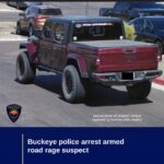 A photo of the vehicle allegedly used in a road rage incident (Photo courtesy of Buckeye Police Department).