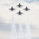 The United States Air Force Air Demonstration Squadron "Thunderbirds" perform at Luke Air Force Base, Arizona, March 22-24, 2024. Luke Days 2024 was a symbolic way for the Thunderbirds to kick off their 2024 season, as it was the very place they were founded back in 1953. (U.S. Air Force photo by Staff Sgt. Dakota Carter)