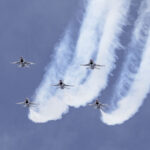 The United States Air Force Air Demonstration Squadron "Thunderbirds" perform at Luke Air Force Base, Arizona, March 22-24, 2024. Luke Days 2024 was a symbolic way for the Thunderbirds to kick off their 2024 season, as it was the very place they were founded back in 1953. (U.S. Air Force photo by Senior Airman Lauren Clevenger)