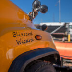 ADOT's Name-A-Snowplow Contest winners "Blizzard Wizard." (Photo courtesy of ADOT)