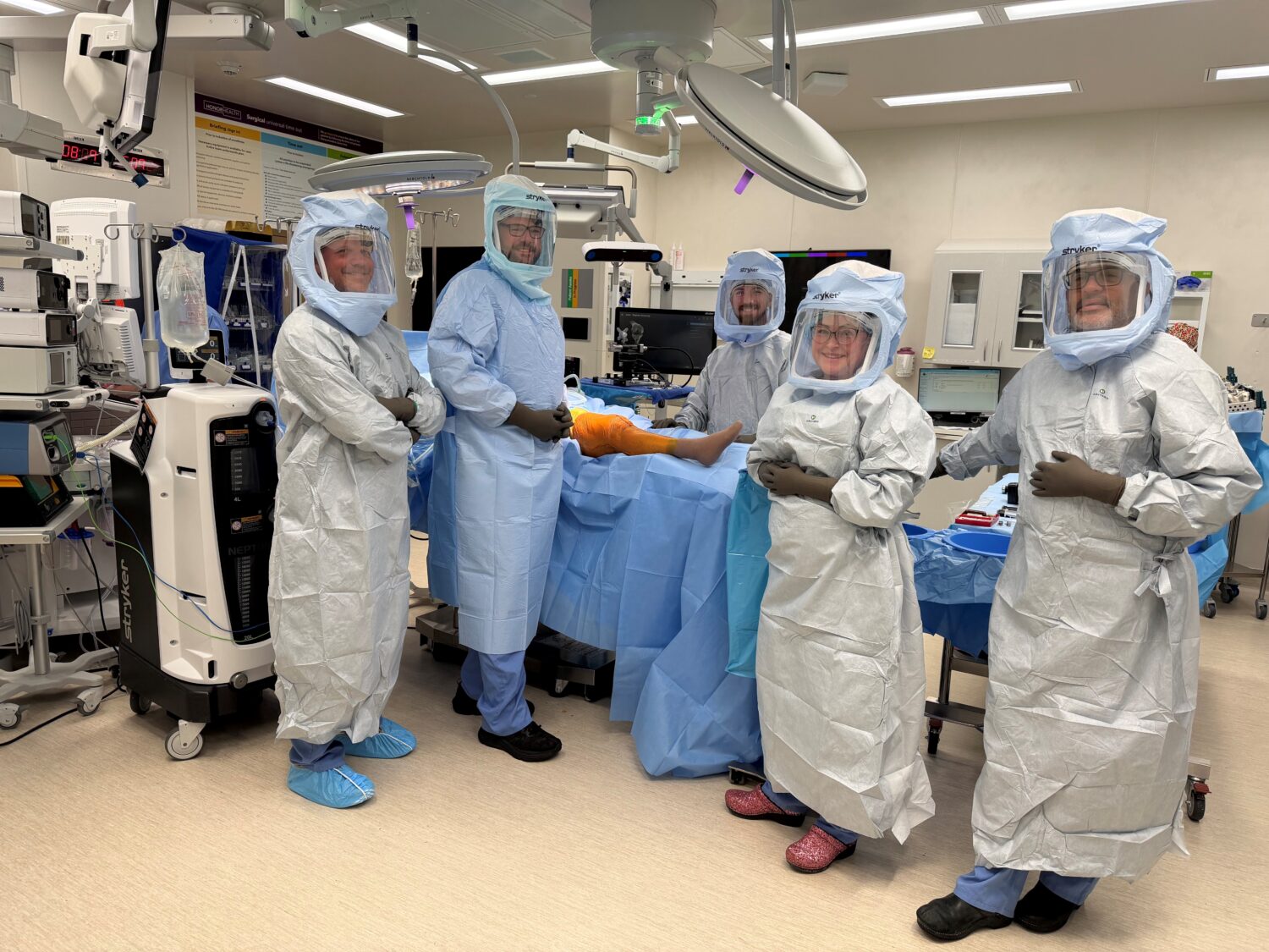 HonorHealth Mako team is first in the nation to use new handheld robotics surgery tool. (Photo cour...
