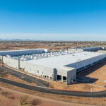 An aerial photo of Park Algodon, a $250 million industrial and mixed-use development planned for Loop 101 and Indian School Road in Phoenix. (Photo courtesy Creation)