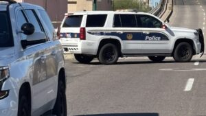 Person hospitalized following collision in north Phoenix