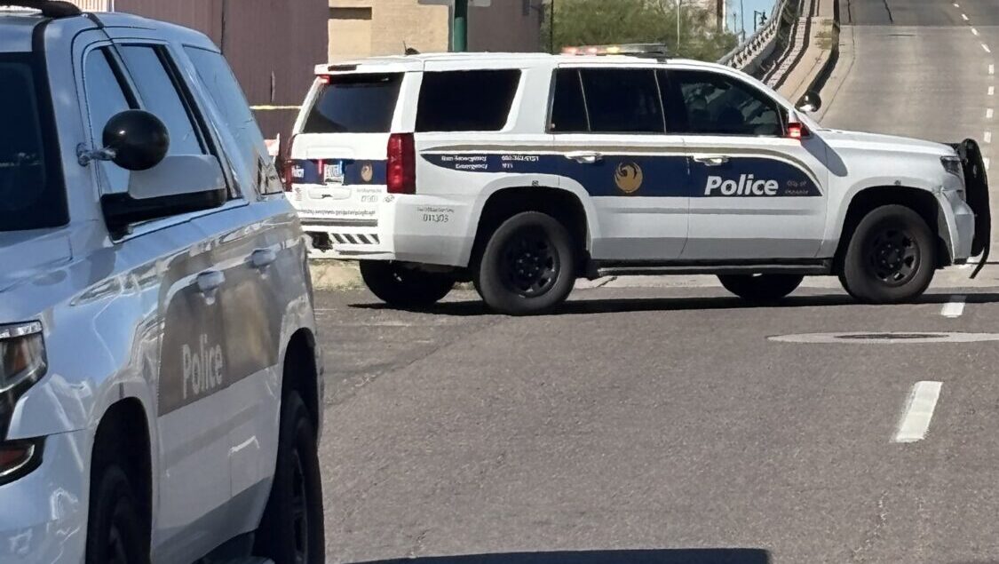 A person is in the hospital after a collision in north Phoenix on Monday afternoon, authorities sai...