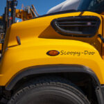 ADOT's Name-A-Snowplow Contest winners "Scoopy-Doo." (Photo courtesy of ADOT)