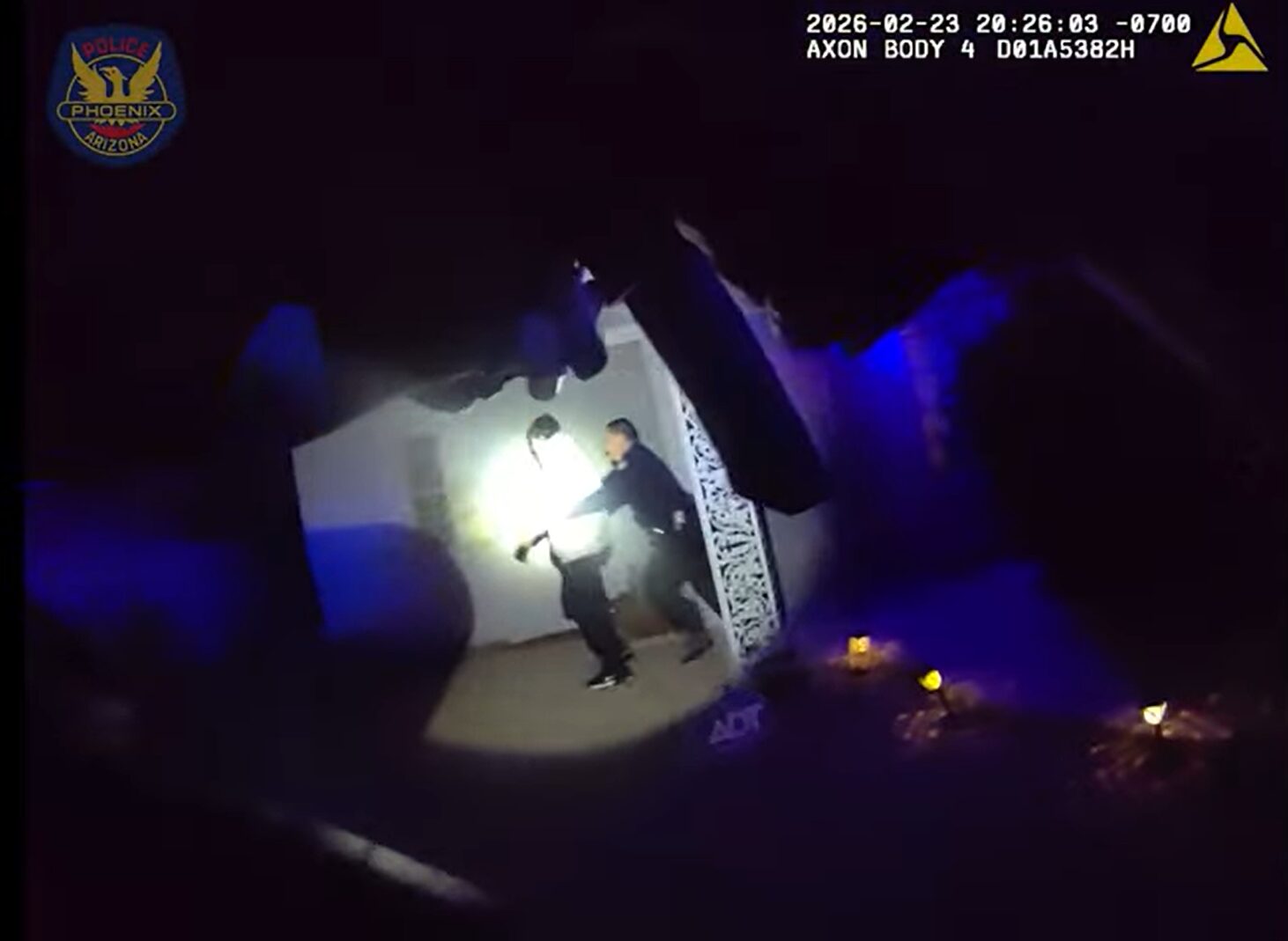 A still image from the officer worn bodycam showing the fatal shooting of TKTK. The administrative ...