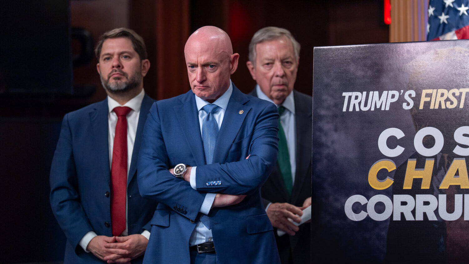 Sen. Mark Kelly, seen here at the State of the Union, wrote a letter Secretary of War Hegseth about...