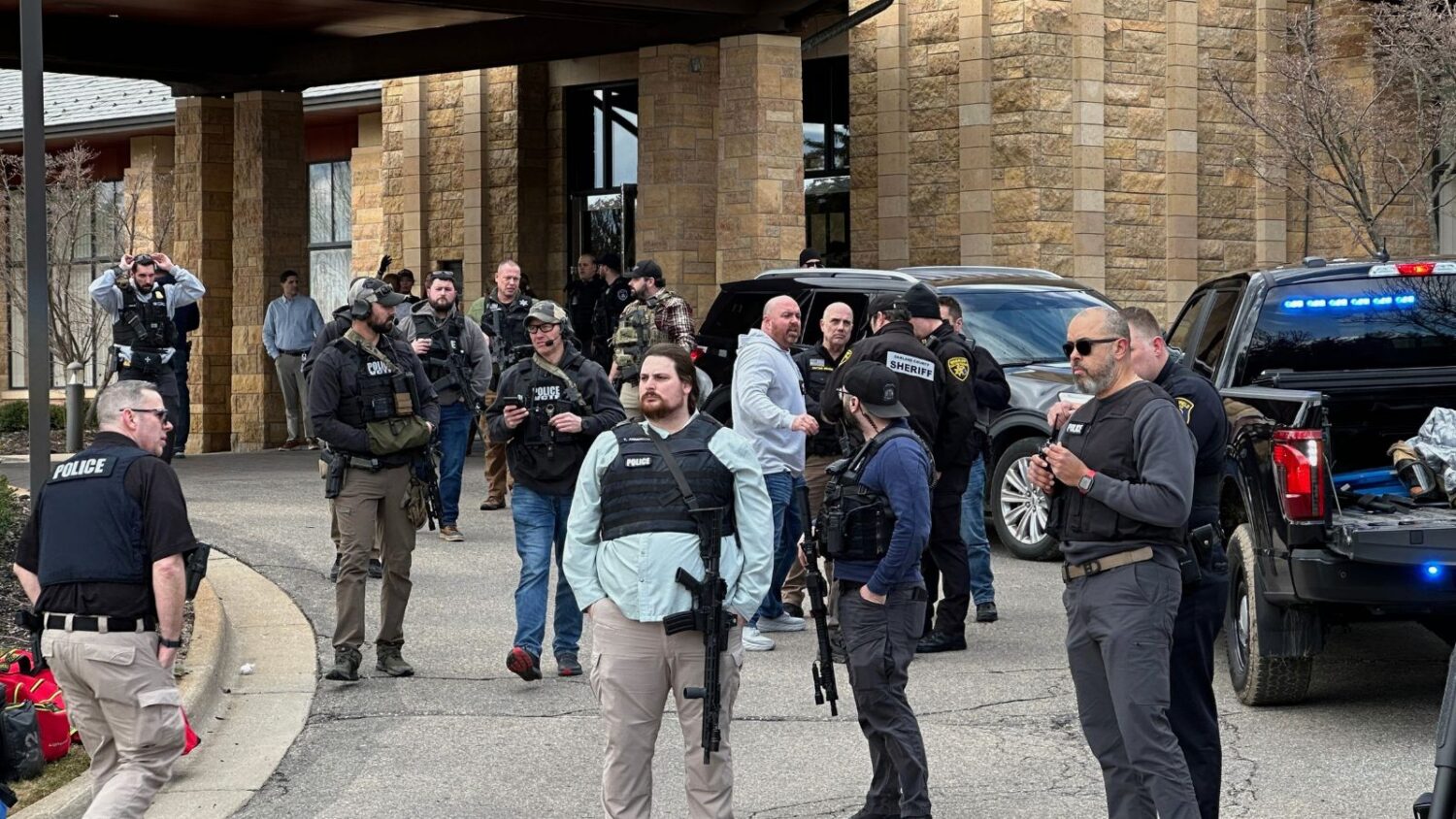 Active shooter at synagogue near Detroit...