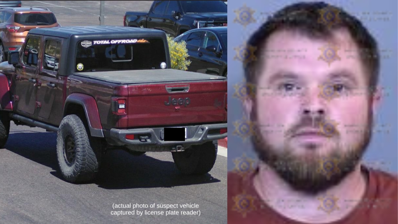Buckeye Police released this photo of the vehicle allegedly involved in a road rage incident. The d...