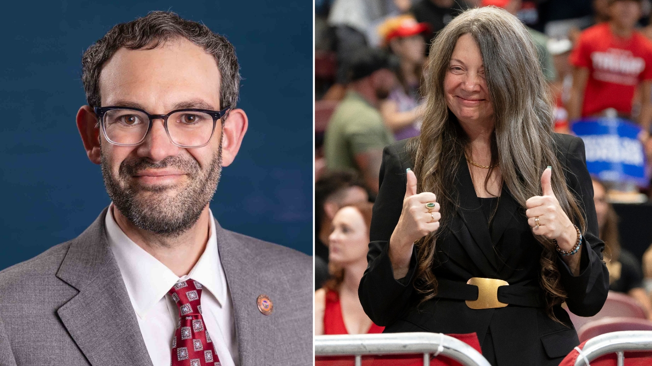 State Rep. Alexander Kolodin and former Arizona GOP Chair Gina Swoboda are competing in the Republi...