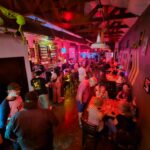 busy interior of Mesa taproom on Main Street