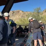A hiker was hospitalized after being rescued from Piestewa Peak in Phoenix on Sunday morning. 